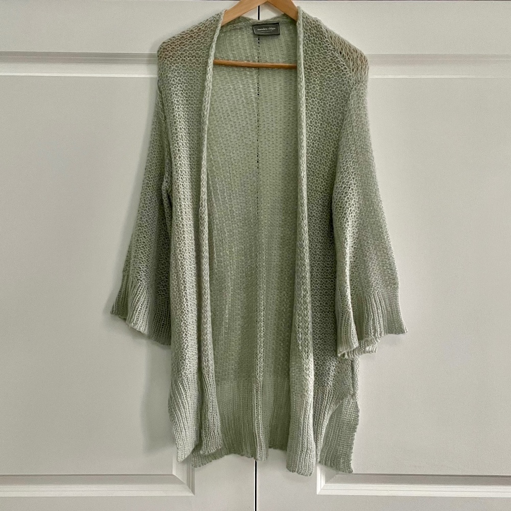 Wooden Ships Paola Buendia Light Blue/Gray Cardigan Sweater / Small-Med Size